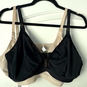 2pk Lively Nursing Bras with mesh